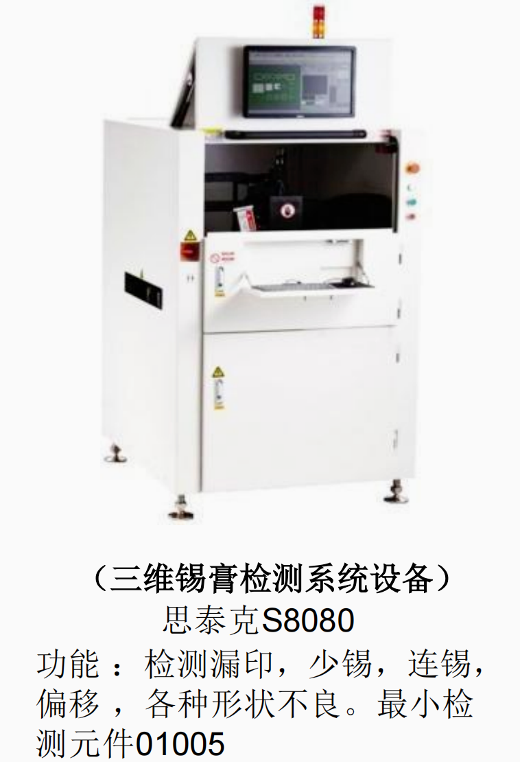 三维锡膏检测系统设备